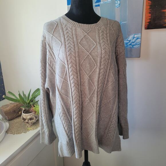 Philosophy Women’s Light Grey/Gray Soft Sweater 1X NWT Rayon Blend - Picture 2 of 8